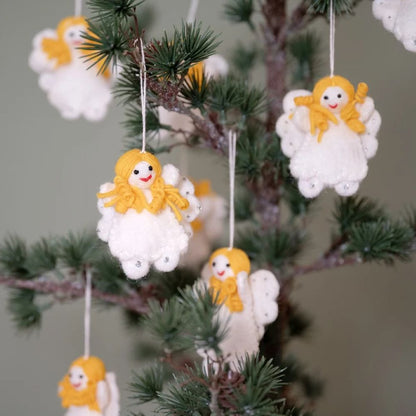 Hanger Kerstengeltje Mini Wit