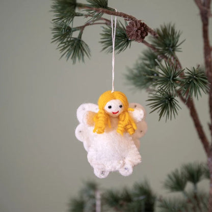 Hanger Kerstengeltje Mini Wit