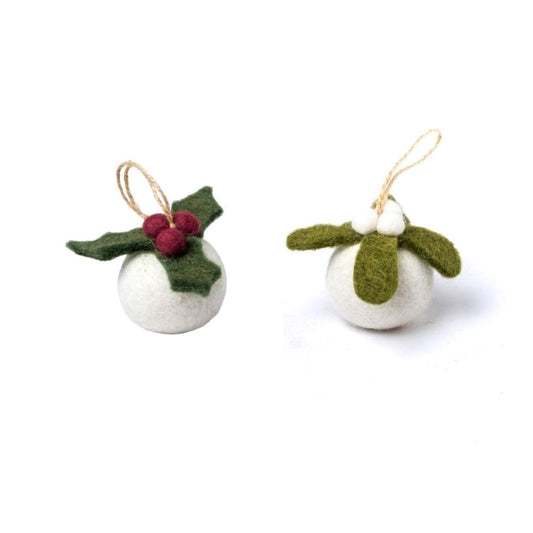 3D Christmas Ball Small 3 pcs - Various Variants