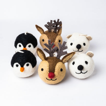 Christmas Ball Winter Animal - Various Variants