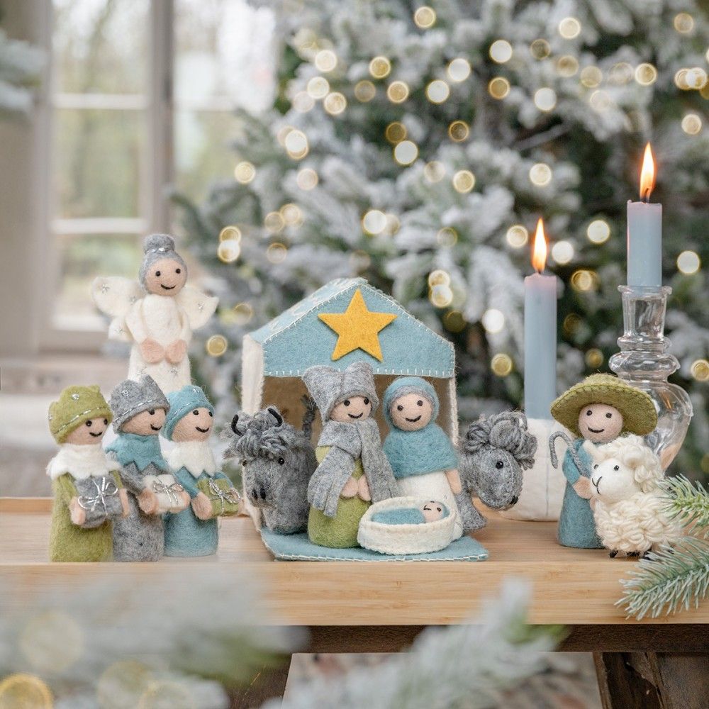 Nativity Scene Felt - Various Colors