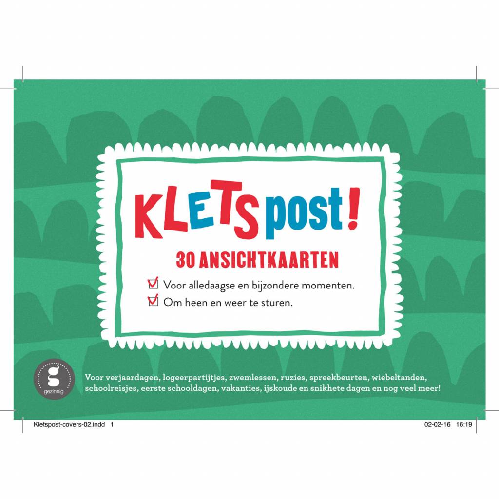 Kletspost ansichtkaarten