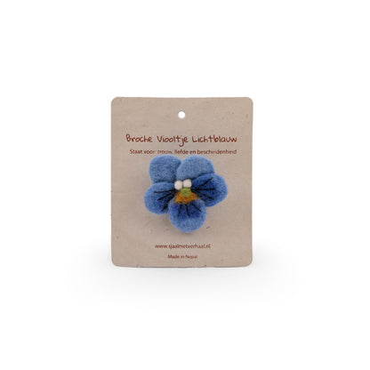 Broche Viooltje - Diverse Kleuren