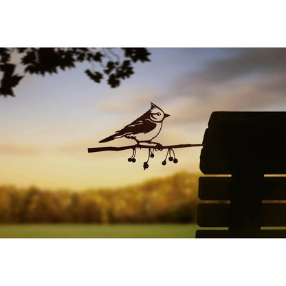 Bird Silhouette Crested Tit