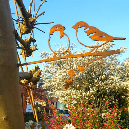 Vogelsilhouette Baumsperlinge