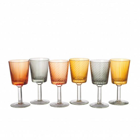 Library Wine Glasses - Set of 6