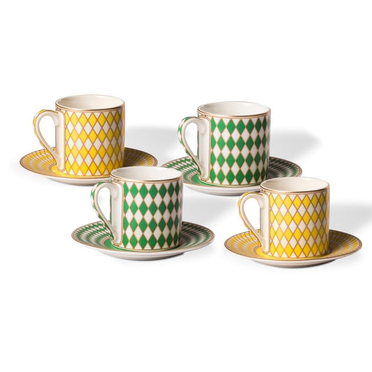 Chess Espresso Cup - Set 4