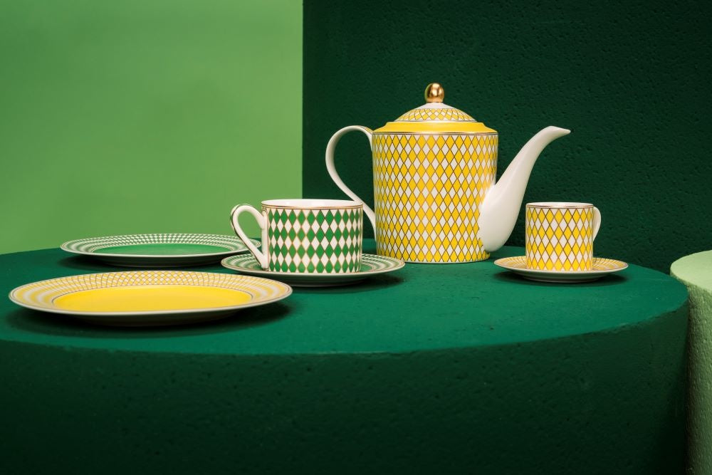 Chess Tea Set - Set 4