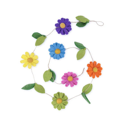 Filzgirlande Margrietjes