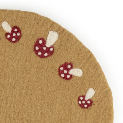 Felt: Coaster 35 cm Autumn - Various Variants