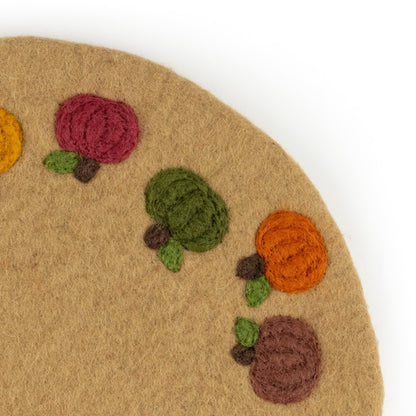 Felt: Coaster 35 cm Autumn - Various Variants