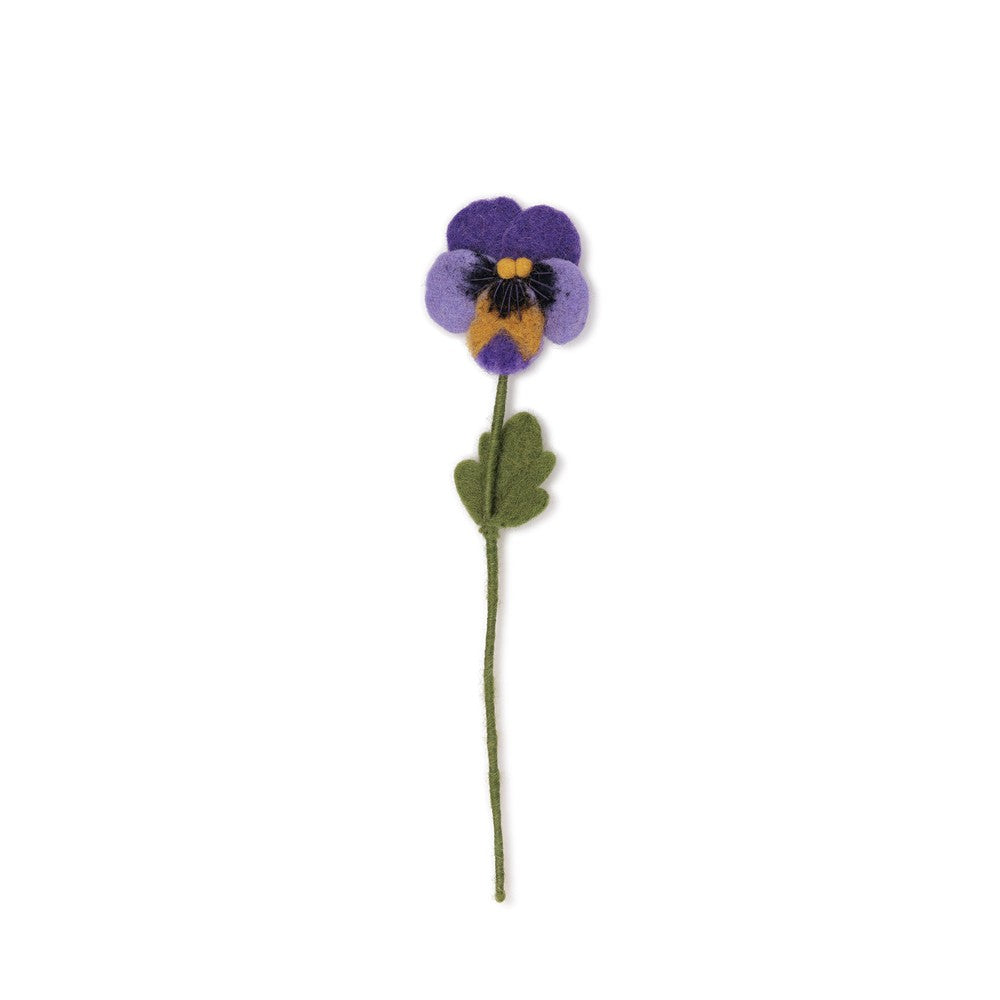 Winterviooltje Wolvilt - Diverse Kleuren