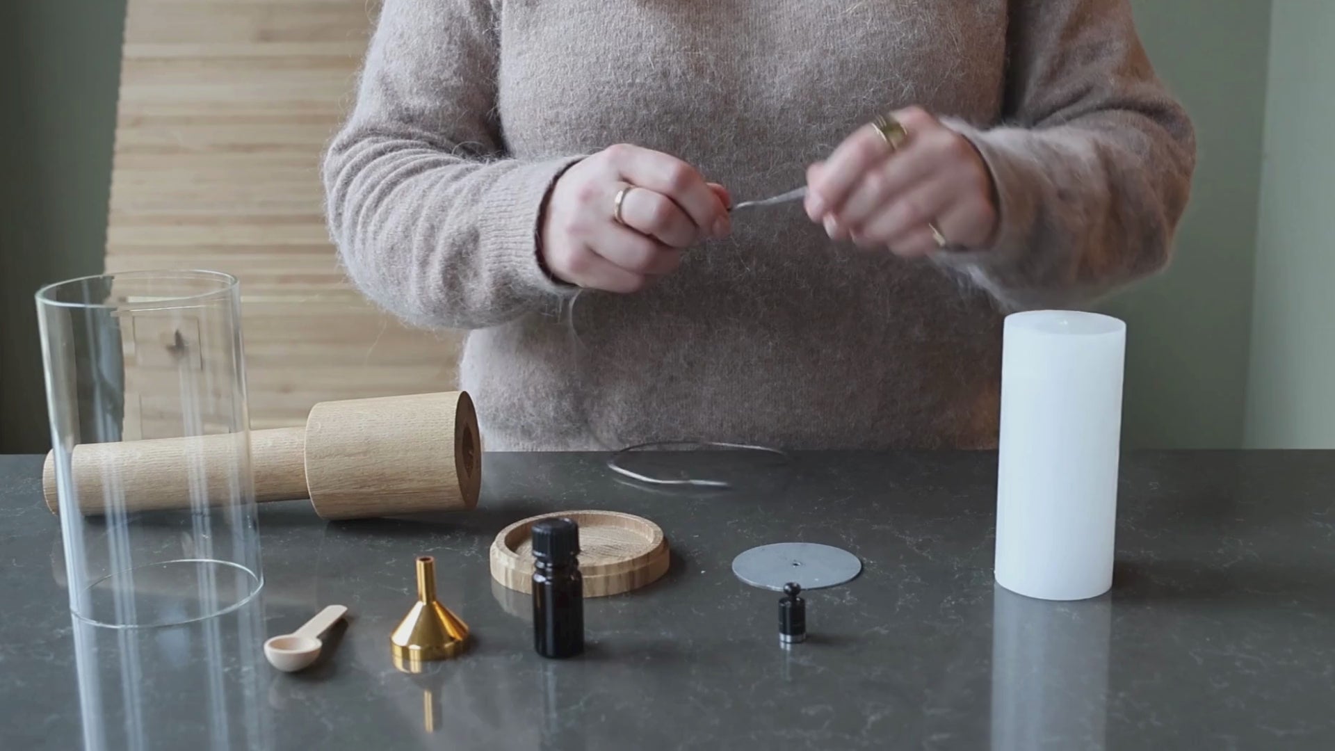 wanderlights opbouwen kaars urn