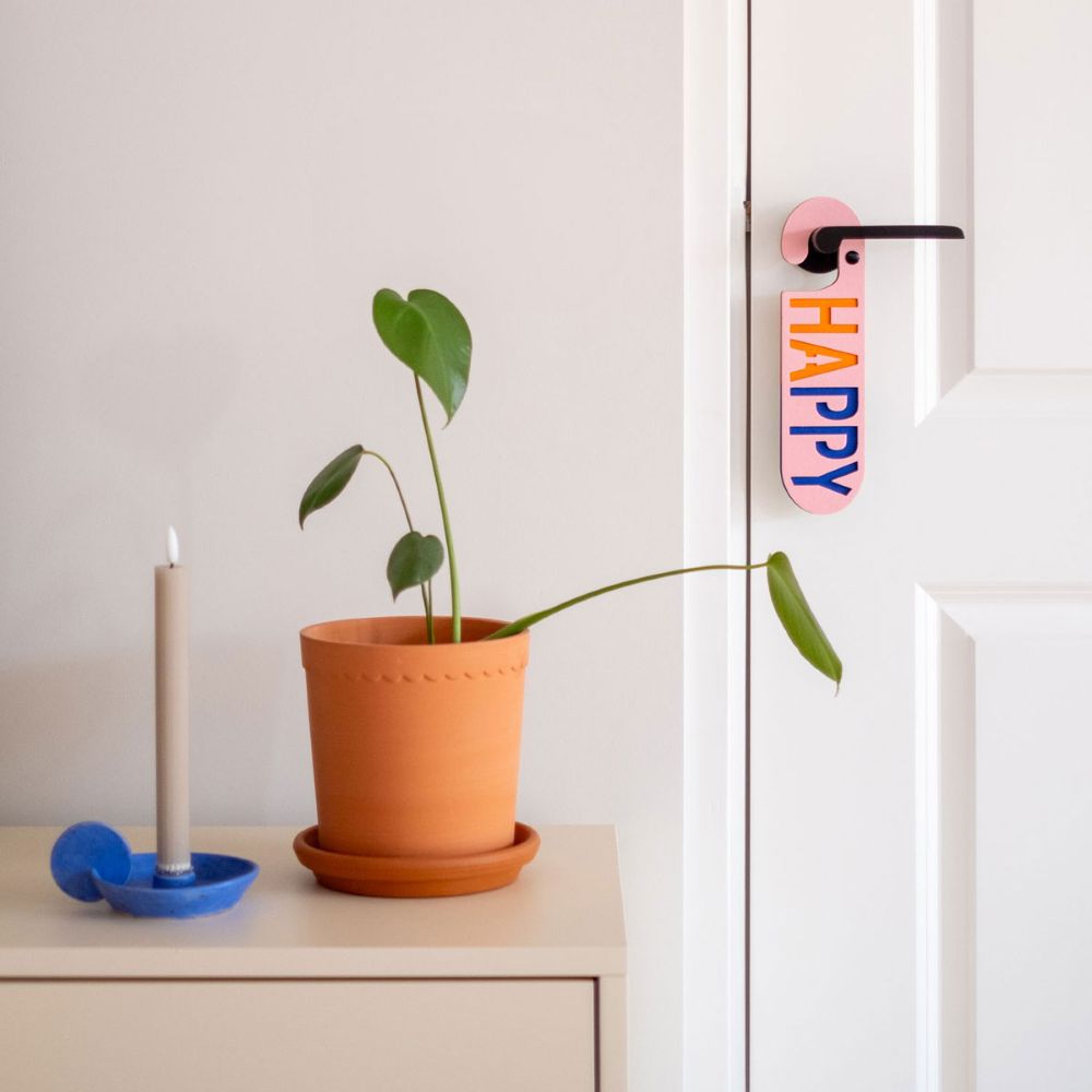 Deurhanger Happy / Sad - Diverse Kleuren