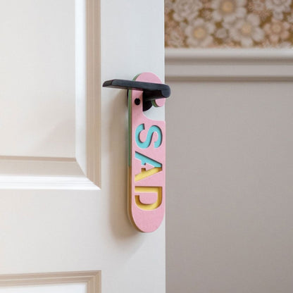 Deurhanger Happy / Sad - Diverse Kleuren