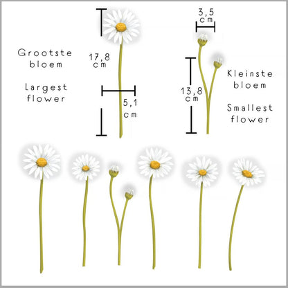 Dubbelzijdige Raamsticker Bloemen en Insecten - Diverse Varianten