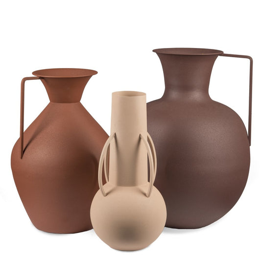 Roman Vases Brown - Set 3