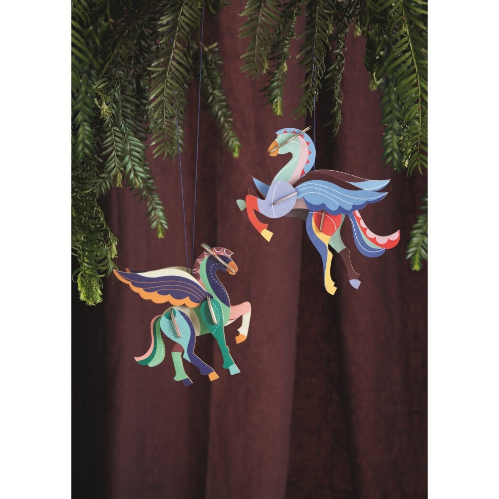 Ornament, Vliegende Pegasus set van 2