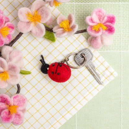 Sleutelhanger Lieveheersbeestje of Bij