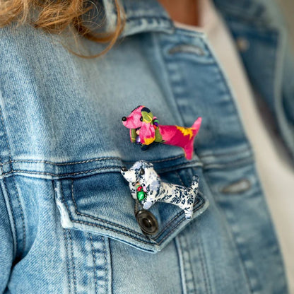 Broche Teckel