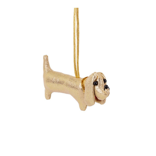 Hanger Teckel Goud