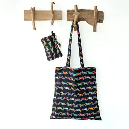 Totebag Teckel - Diverse Kleuren