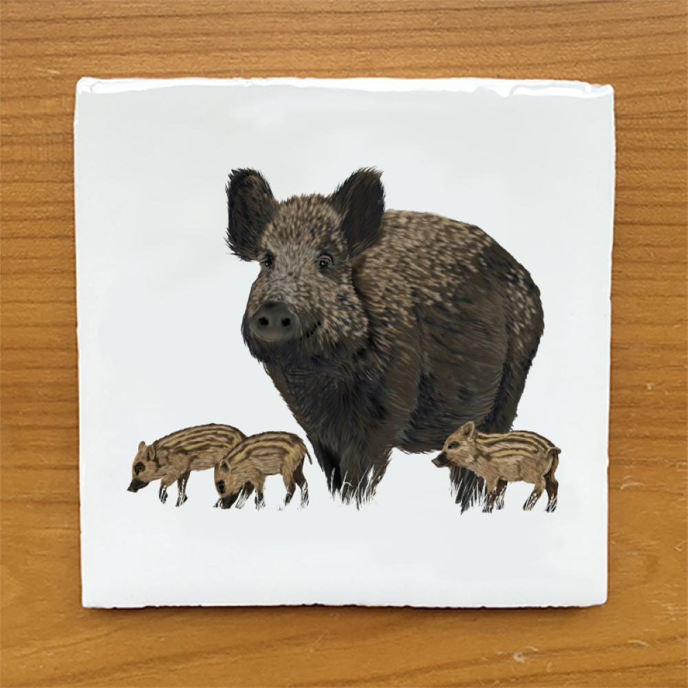 Vintage Tile Forest Animals - Various Variants