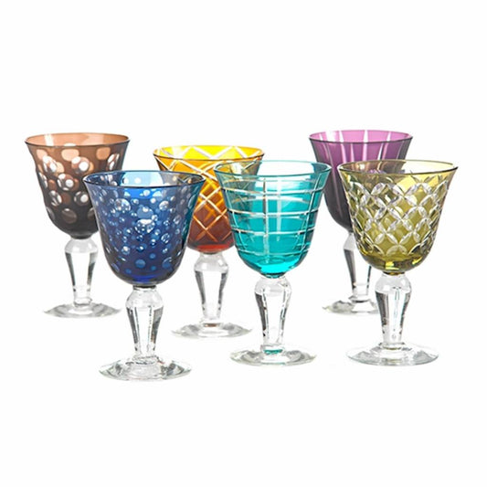 Cuttings Wine Glasses - set of 6