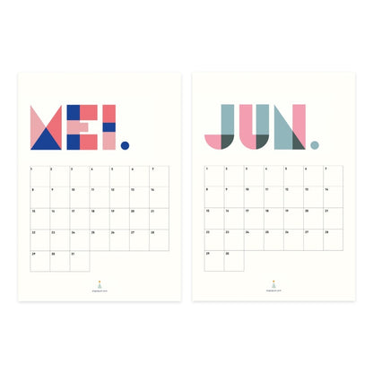 Birthday Calendar - Various Sizes