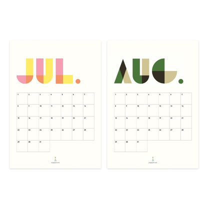 Birthday Calendar - Various Sizes