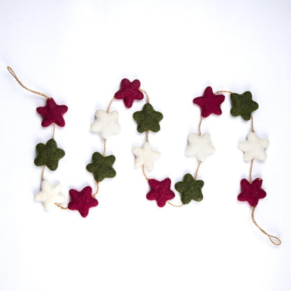 Felt garland Holly Berry - Various Variants