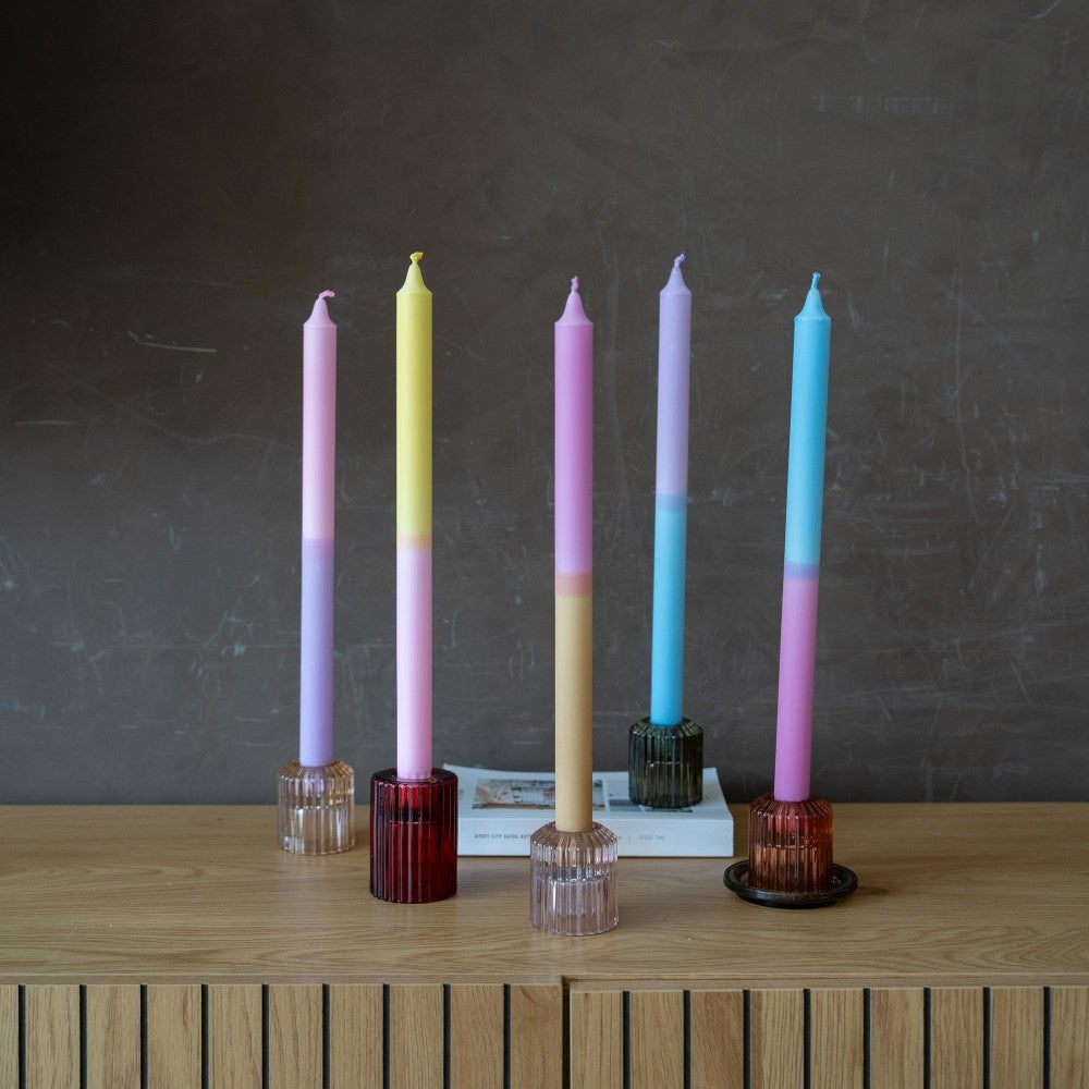 XXL Candle 5 pcs. Pastel