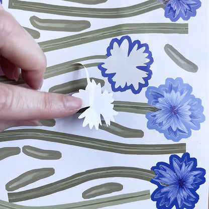 Muursticker Bloemen & Insecten - Diverse Varianten