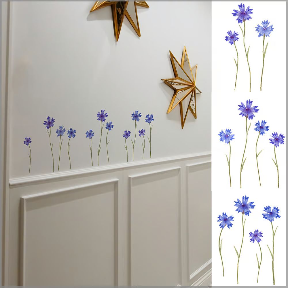 Muursticker Bloemen & Insecten - Diverse Varianten