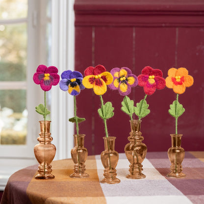 Winterviooltje Wolvilt - Diverse Kleuren