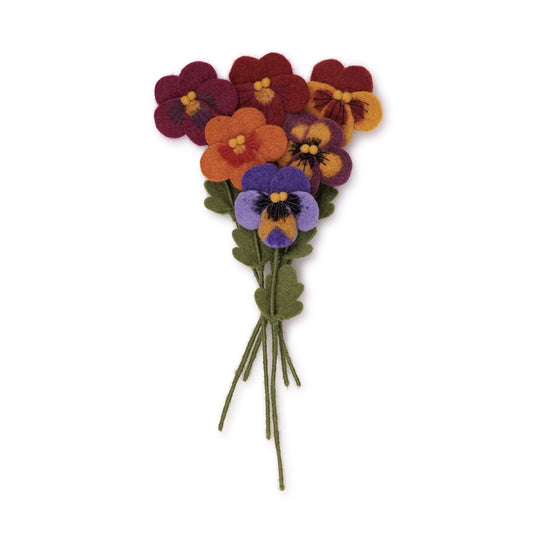 Winterviooltje Wolvilt - Diverse Kleuren