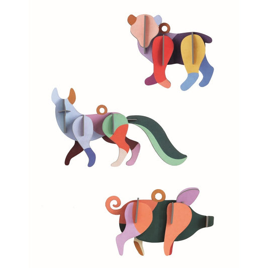 Ornament Bosvorst  - Set van 3