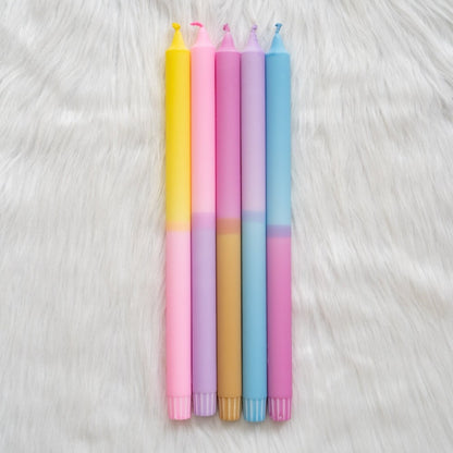 XXL Candle 5 pcs. Pastel